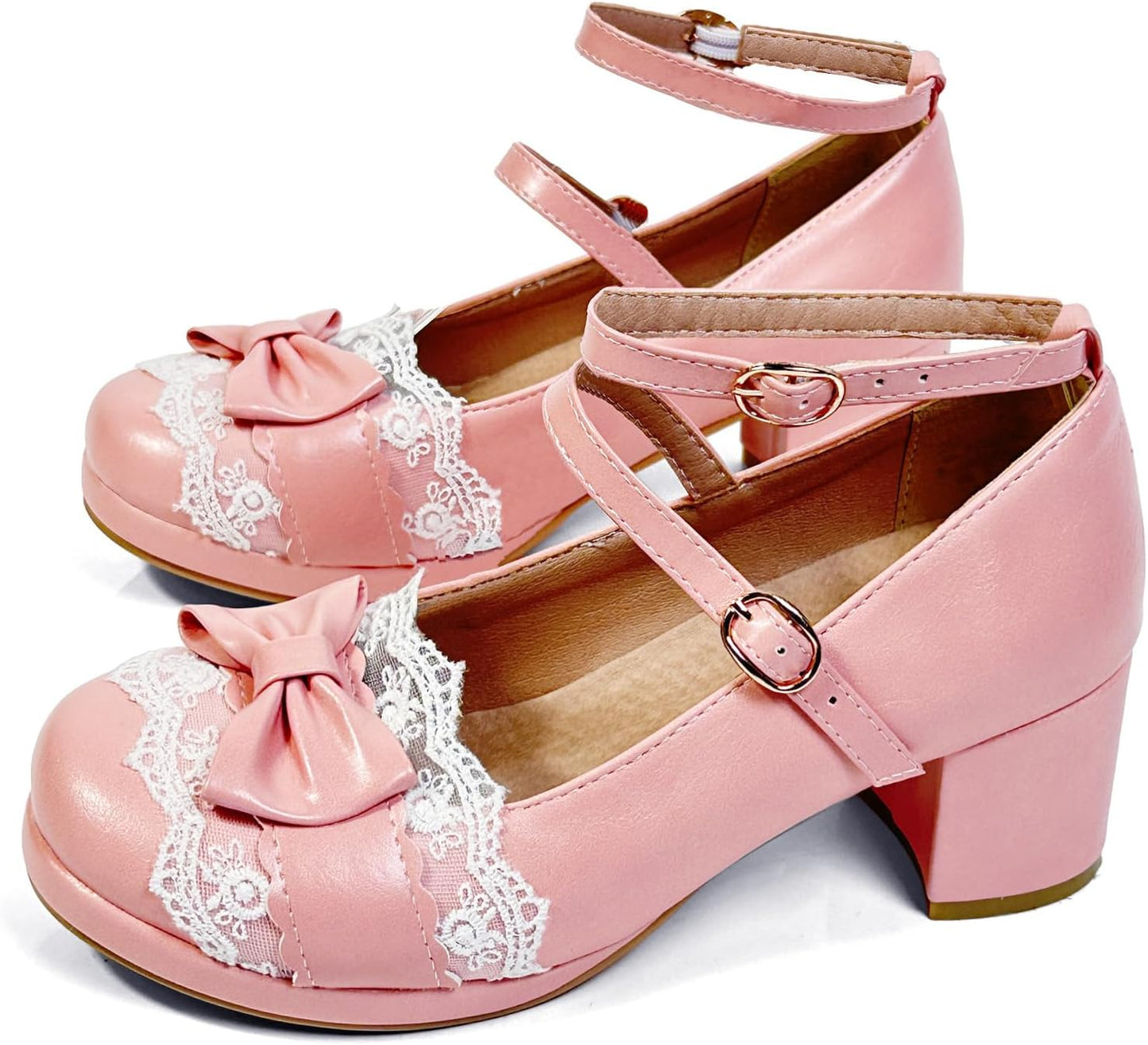 Cute Bow Heels Mary Janes Shoes for Stylish Women Dress Up