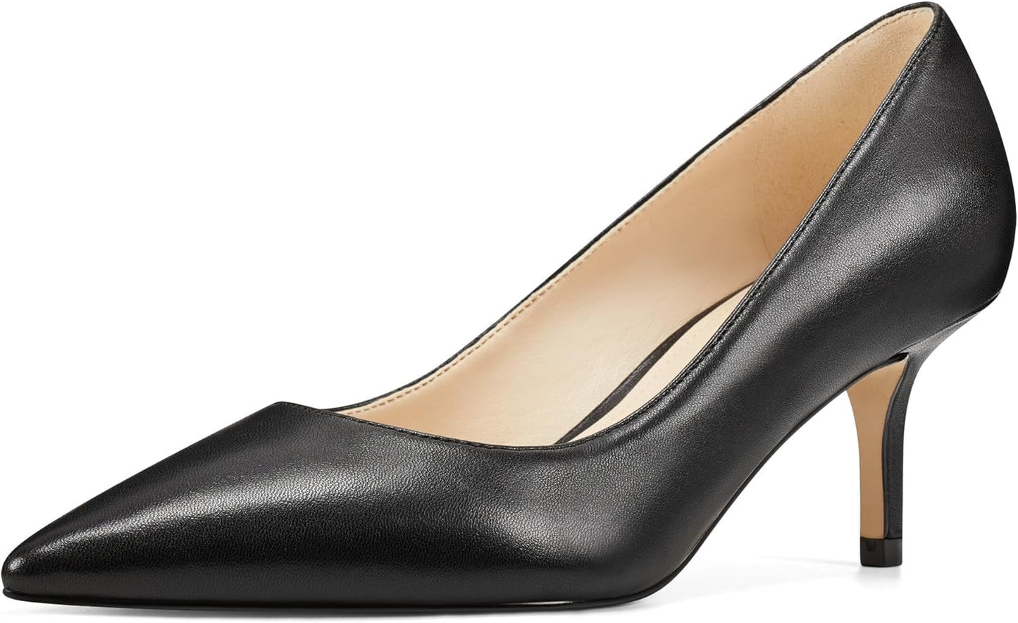 Nine West Womens Arlene Dress Pumps with Kitten Heel Style