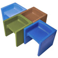 Children's Factory Cube Chairs Set-4 - Versatile 3-in-1 Toddler