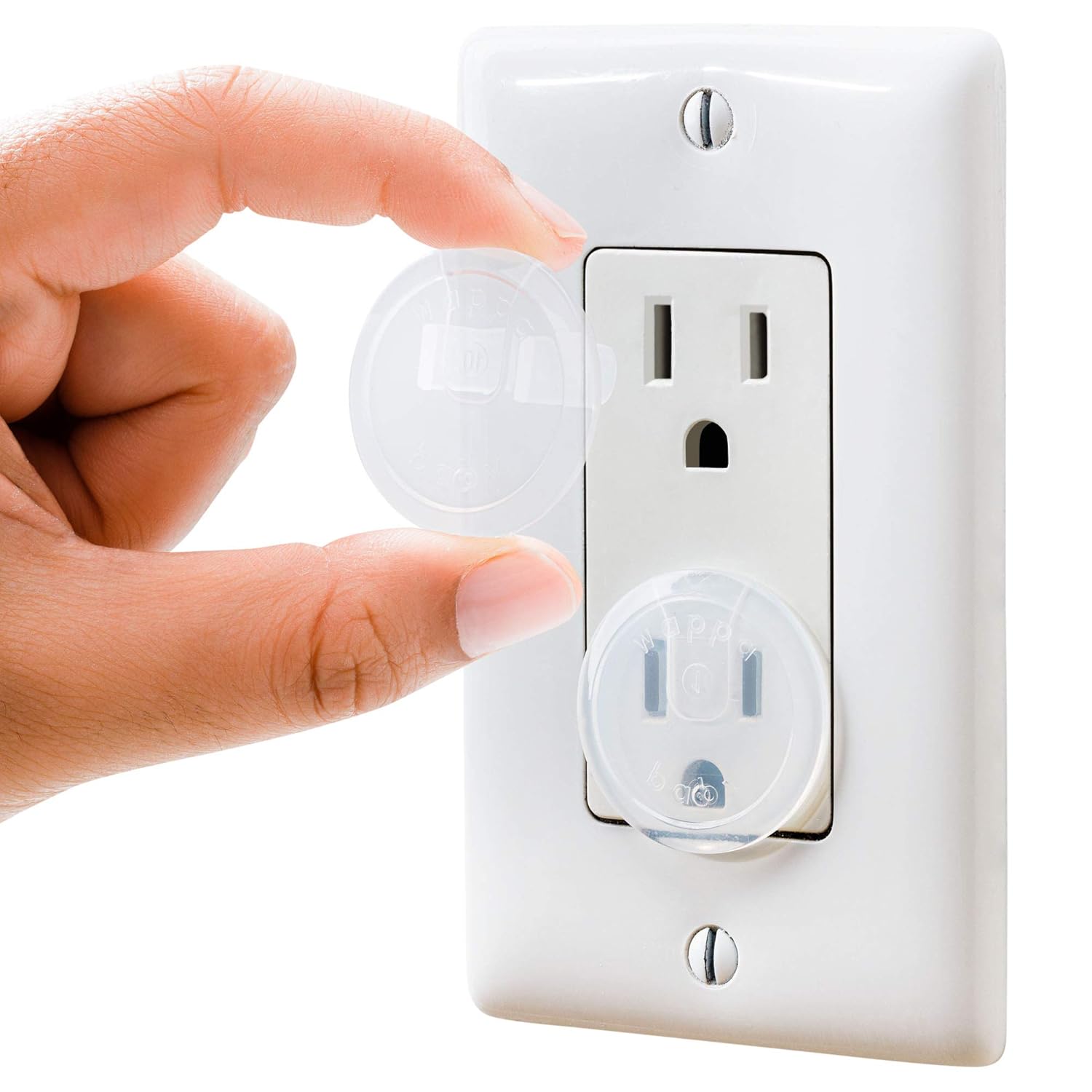 Childproof Your Outlets: 50 Pack Clear Outlet Covers