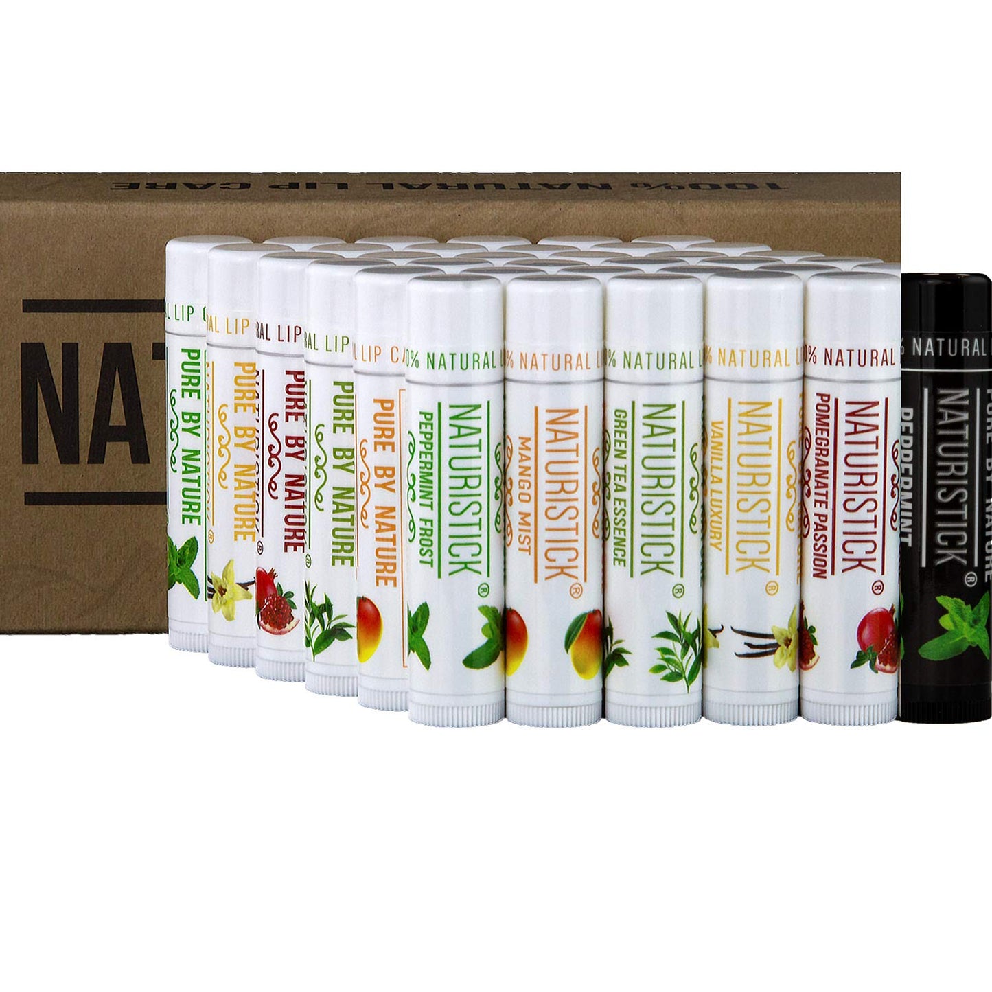 Naturistick Premium Beeswax Lip Balm for Soft, Moisturized Lips