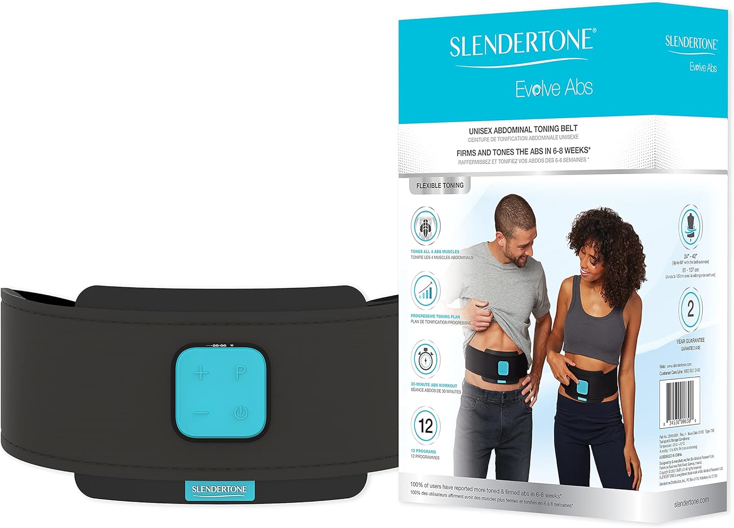 Slendertone Evolve: 12 Programs, 100 Intensities