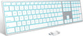 Wireless Keyboard for Mac with Forged Metal Frame - Backlit, Dual