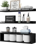 Floating Shelves for Wall 24 in with Cube Shelf - Stylish Bathroom