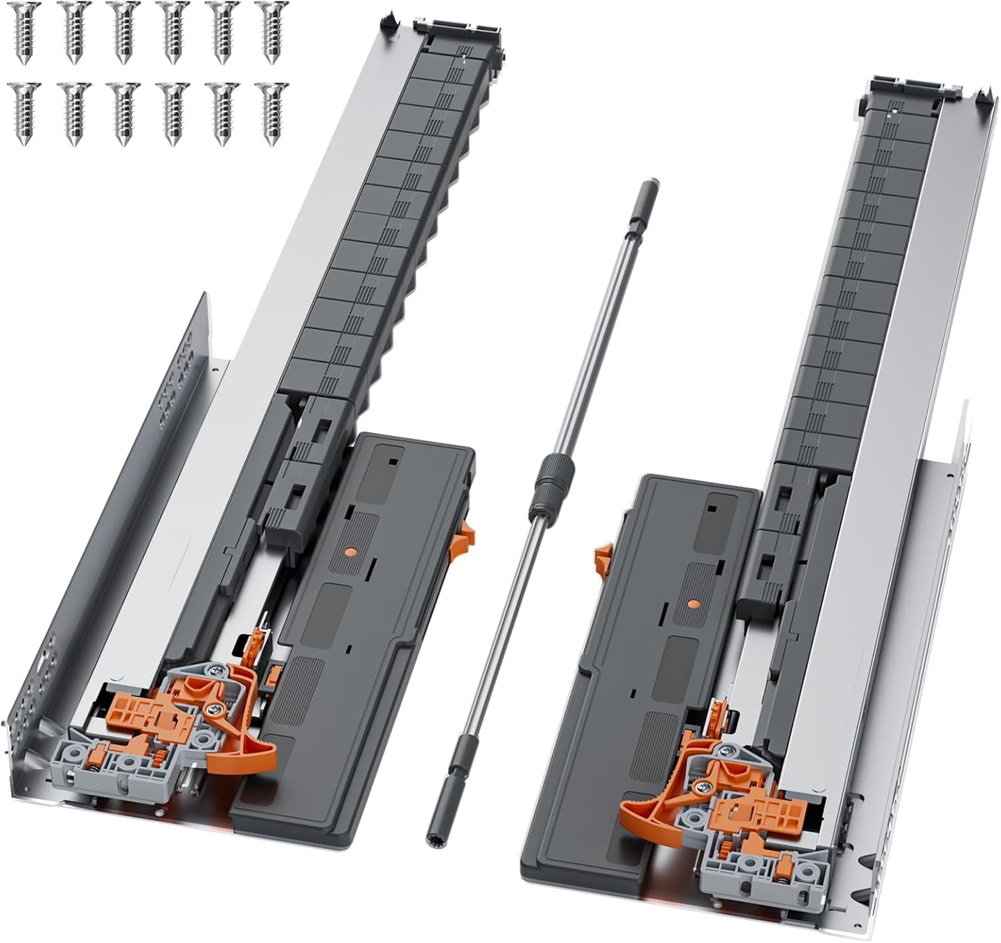 SIGOE Push to Open Soft Close Undermount Drawer Slides 22 in