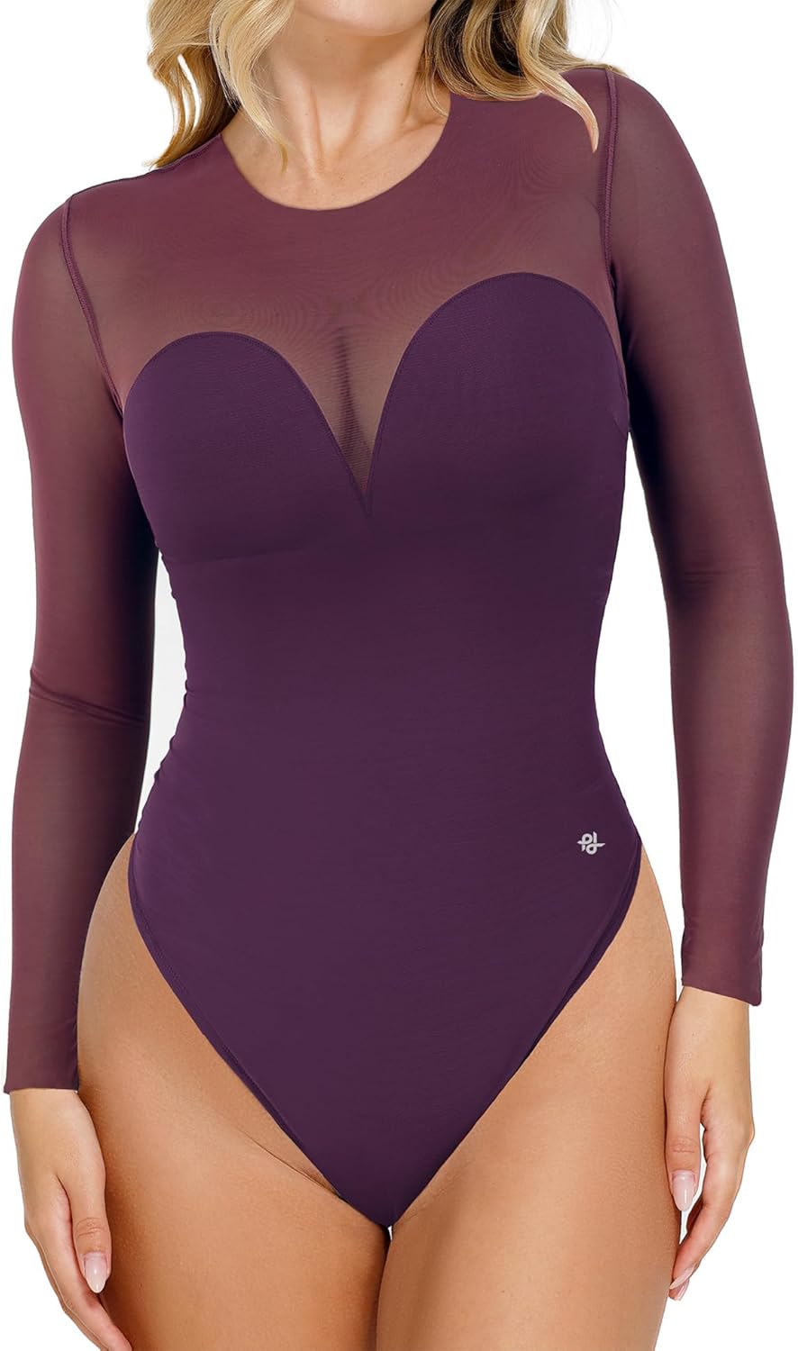 Popilush Long Sleeve Body Suits for Women with Tummy Control