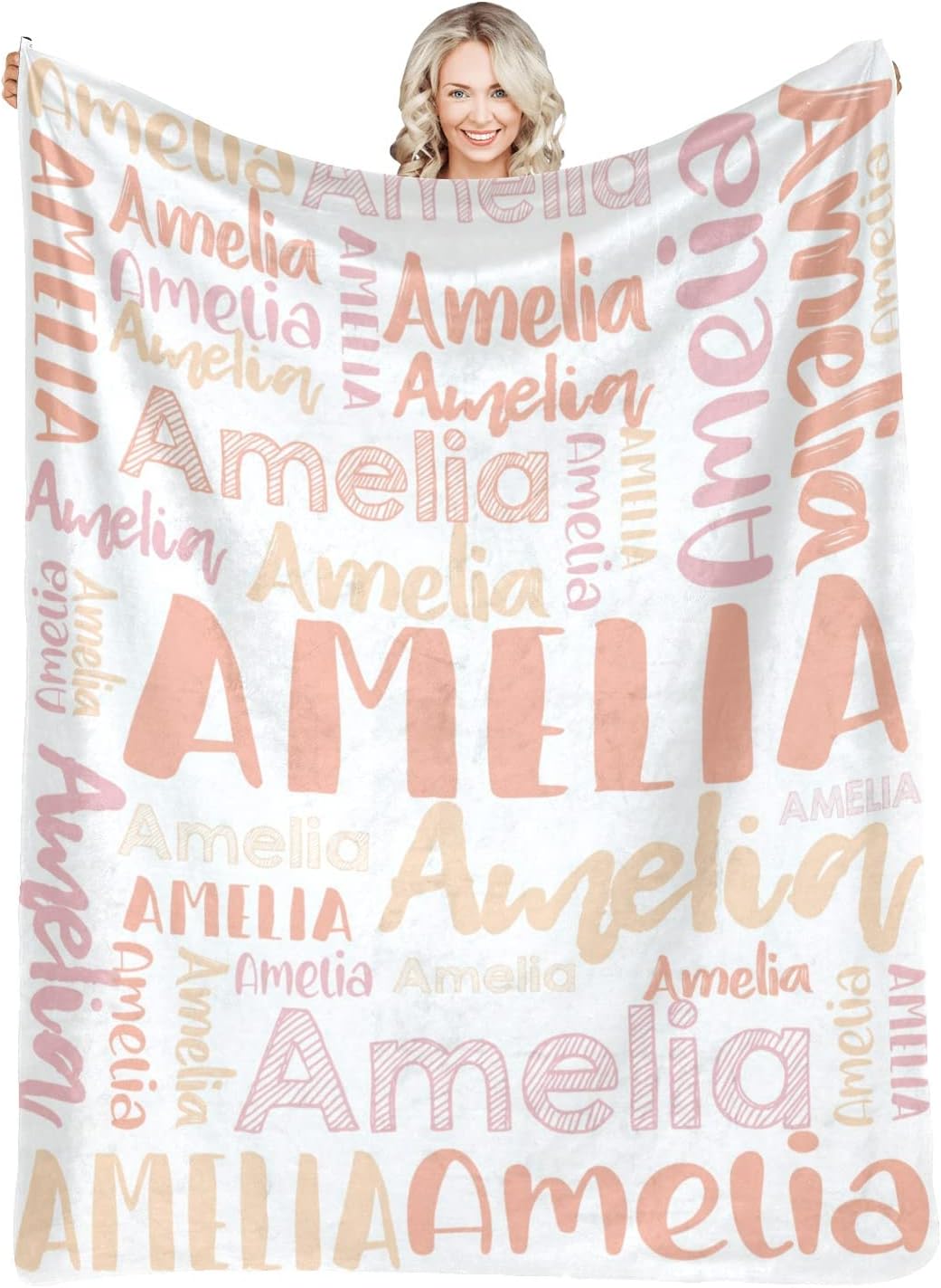 Personalized Blankets for Kids and Adults - Custom Name Throws