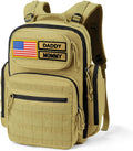 MIRACOL Mens Military Diaper Bag - Tactical MOLLE Backpack for Dads