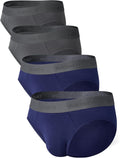 DAVID ARCHY Men's Bamboo Briefs - Soft Breathable Support