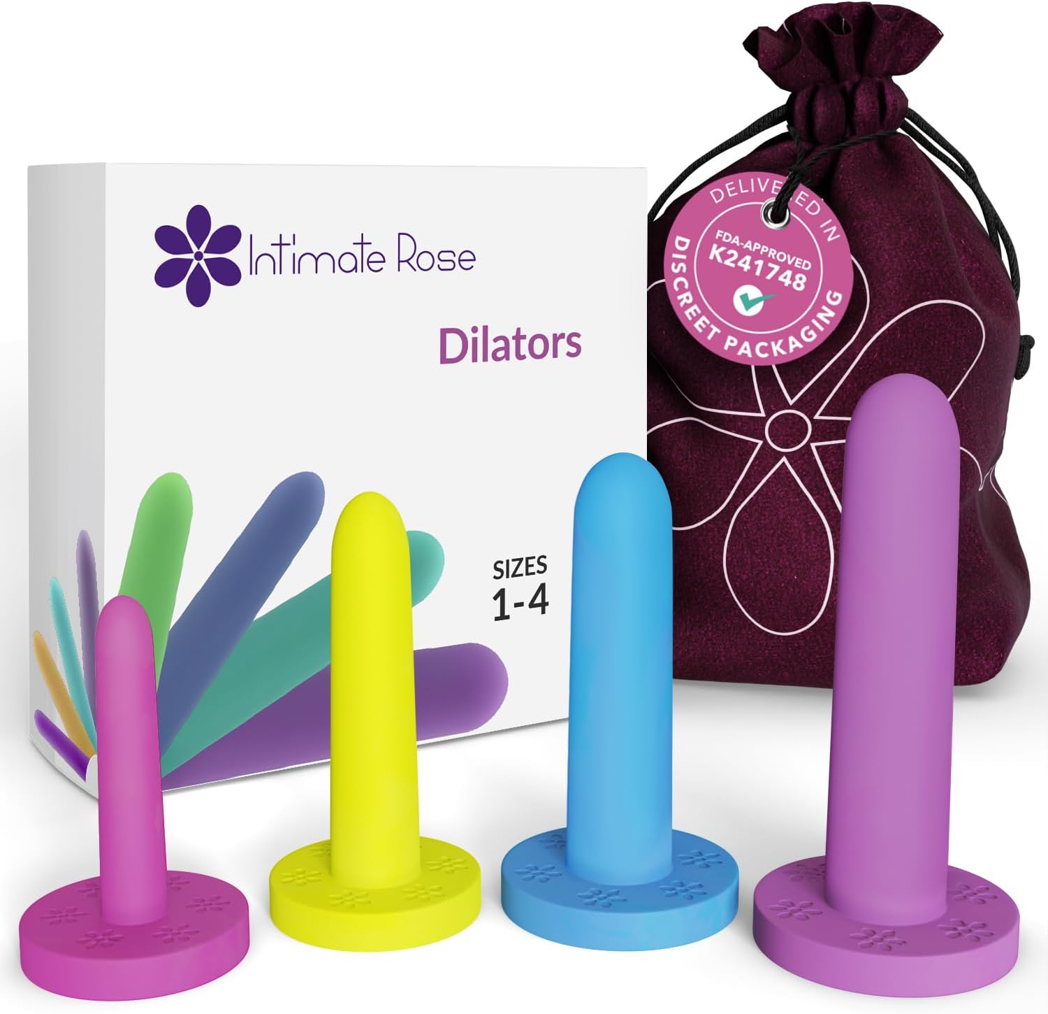 Small Vaginal Dilators for Pelvic Floor Therapy & Pain Relief