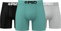 PSD Men's Mid Length Boxer Briefs - 3 Pack, 5 in Inseam Support