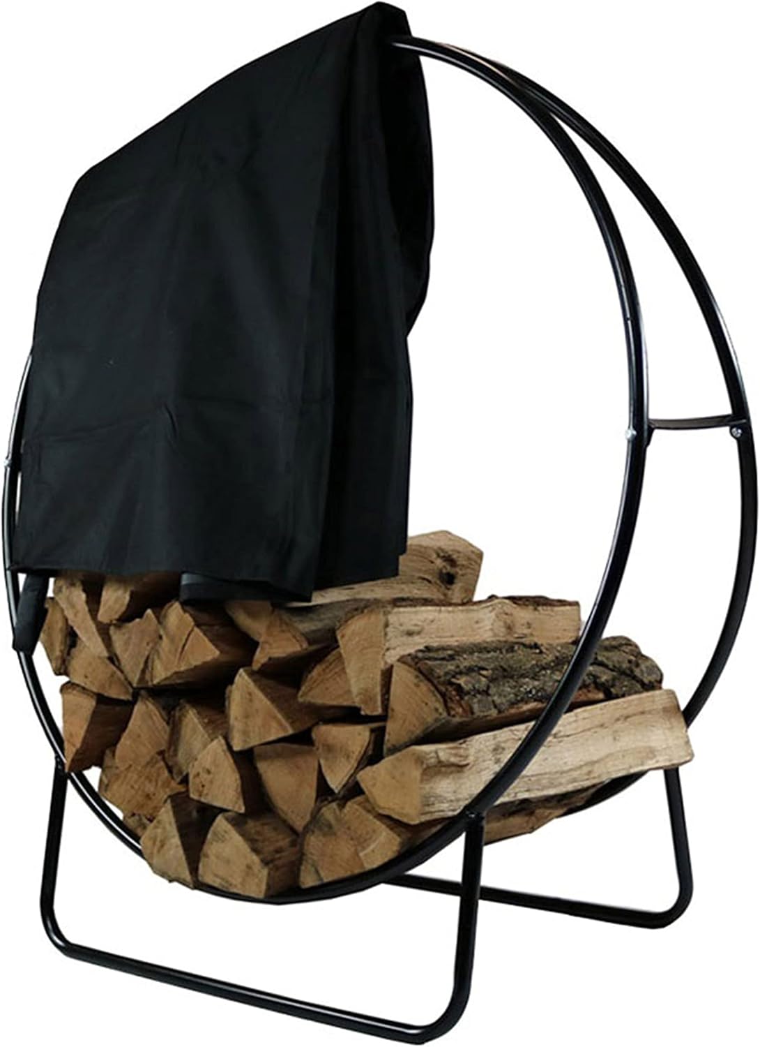 Sunnydaze 48 Inch Firewood Rack for Indoor and Outdoor Use