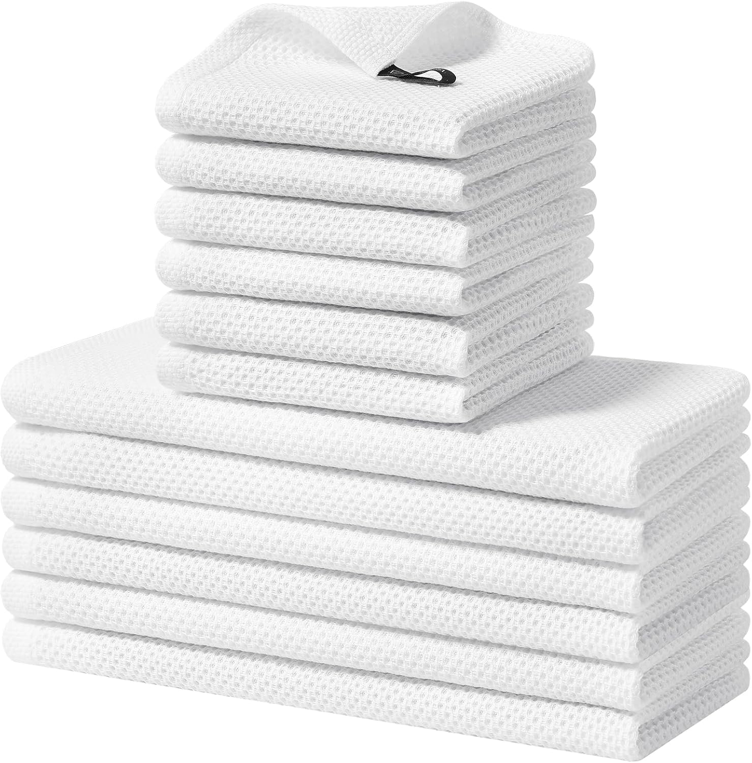 100% Cotton Kitchen Towels Set for Ultra Soft Absorbency