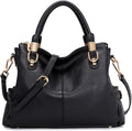Kattee Soft Women Genuine Leather Satchel Tote - Roomy Everyday Bag