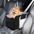 Portable Dog Car Seat for Small Dogs - Center Console Booster Seat