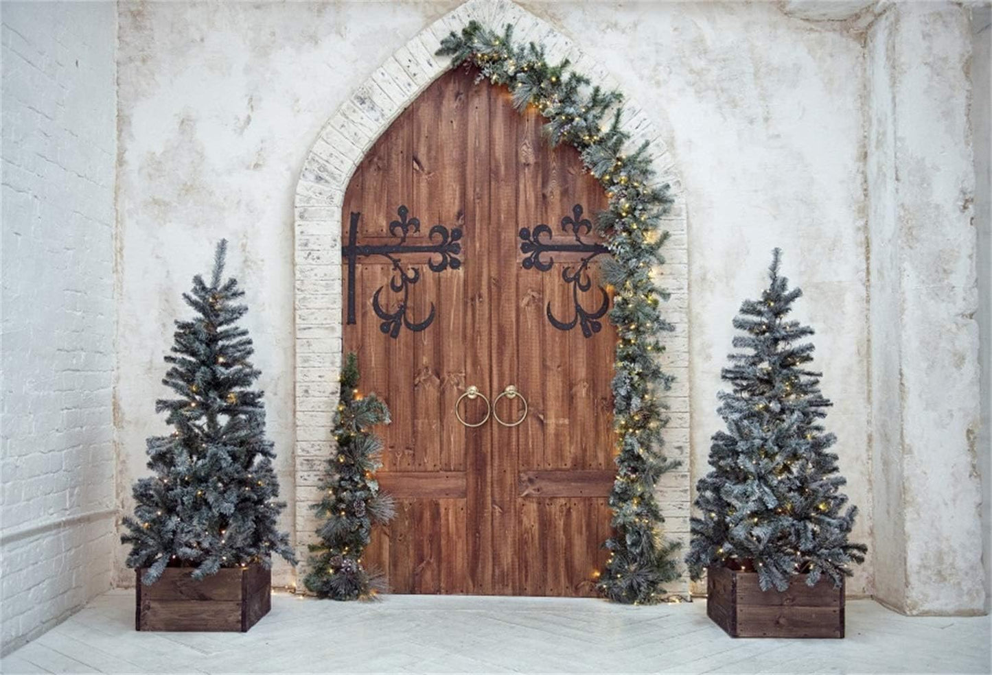 Laeacco Christmas Theme Backdrop for Festive Photography Fun