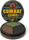 Arcturus 3-Color Camo Face Paint - Compact Sweat-Resistant Stick
