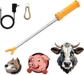 Cattle Prod Livestock Rechargeable Led Light - Retractable 35in Reach