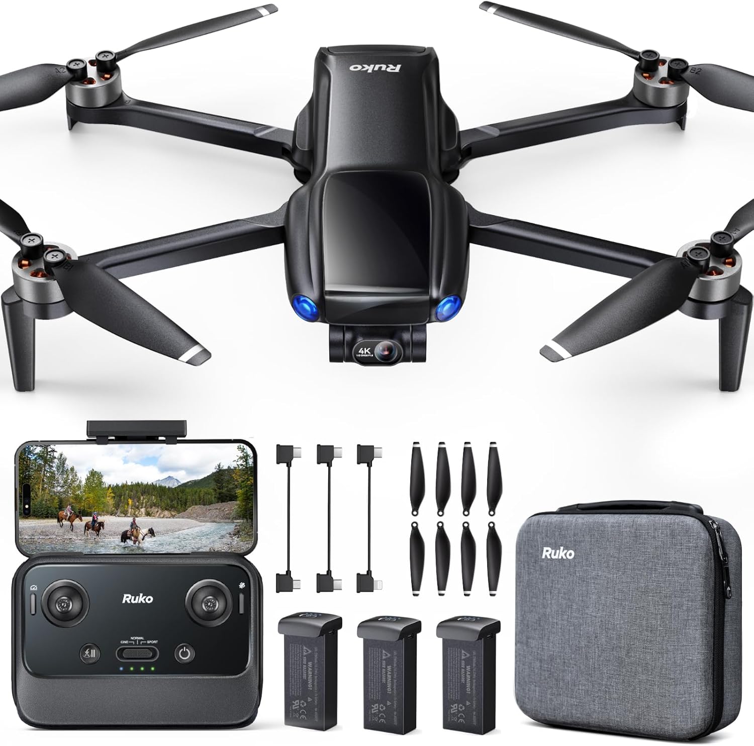 Ruko U11MINI 4K Drone with Camera for Stunning Aerial Footage