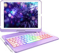 MMK Keyboard Case for iPad 7th/8th/9th Gen 10.2 in - Backlit, 360