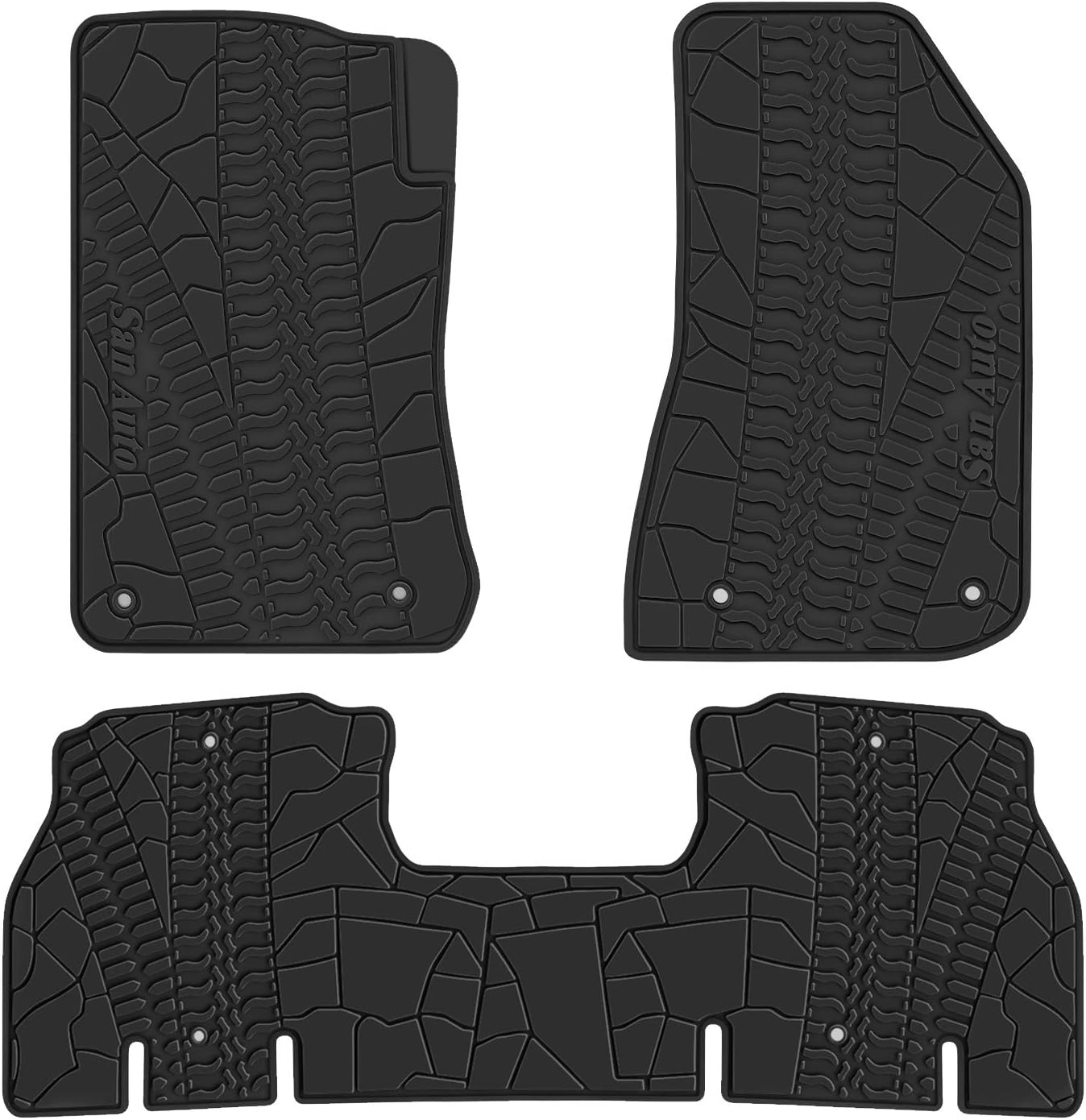 Custom Fit Car Floor Mat for Jeep Wrangler JL 2018-2025