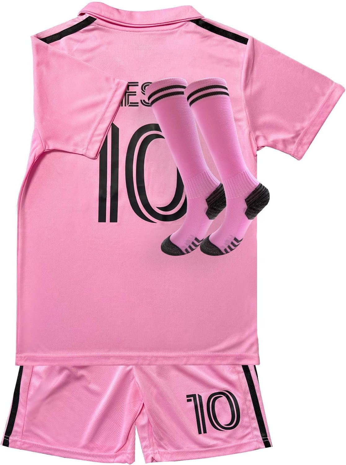 Youth Soccer Jerseys for Kids Football Training Uniform Gift Set