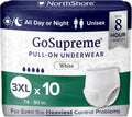 NorthShore GoSupreme Overnight Incontinence Underwear 3X-Large - Heavy