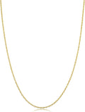 10k Yellow Gold Rope Chain 1.3 mm x 20 in Necklace - Barely-There
