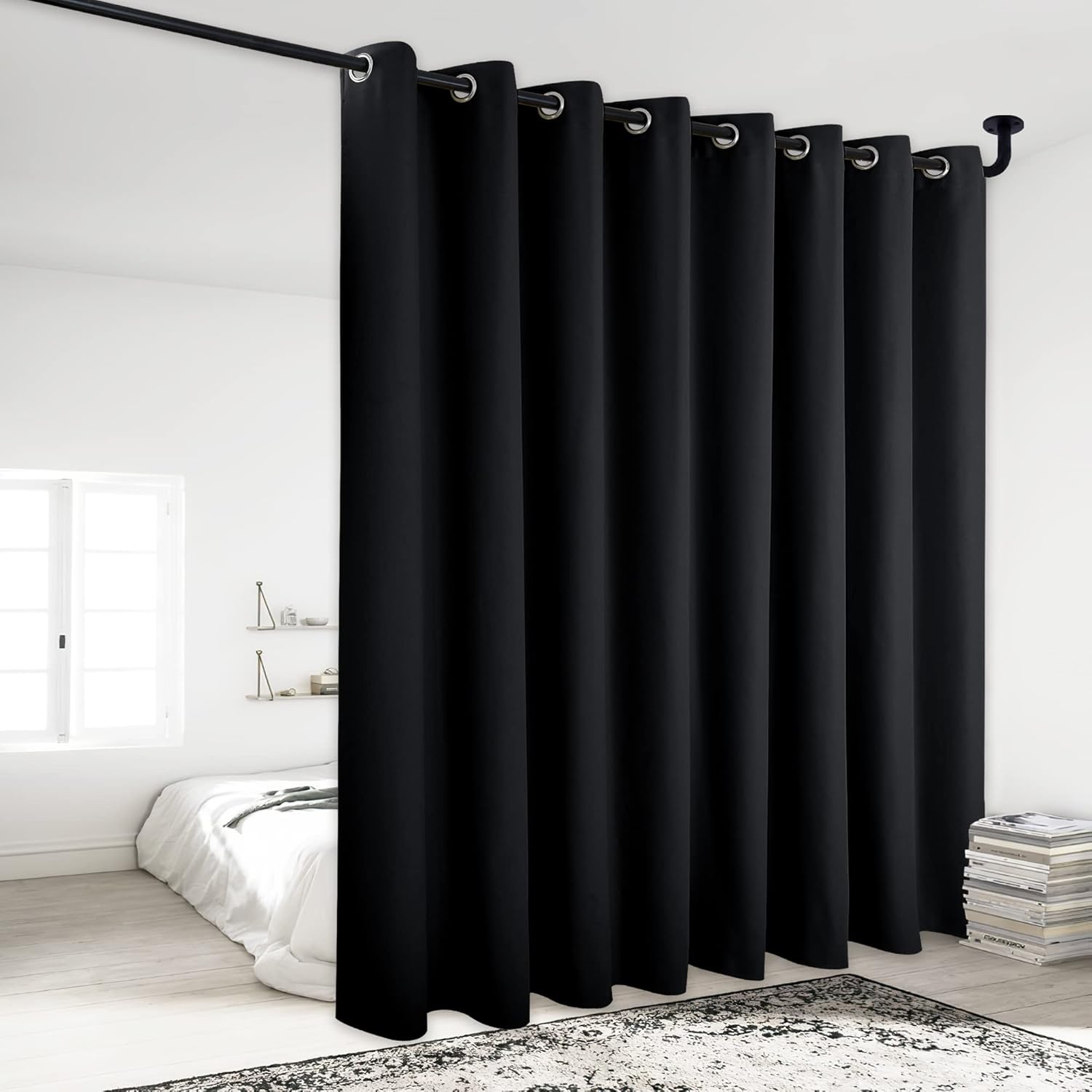 NICETOWN Halloween Blackout Curtain - Reduces Light, 120x84
