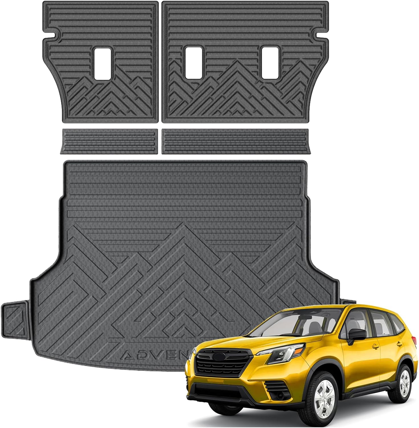 KUST Trunk Cargo Mat for 2025 2026 Subaru Forester - 5PCS Set