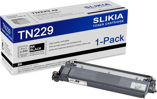 High-Quality 1-Pack Black TN229 Toner Cartridge: Brother Printer Compatible