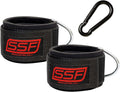 Cable Machine Attachments for Strength Training Ankle Cuff (Pair)