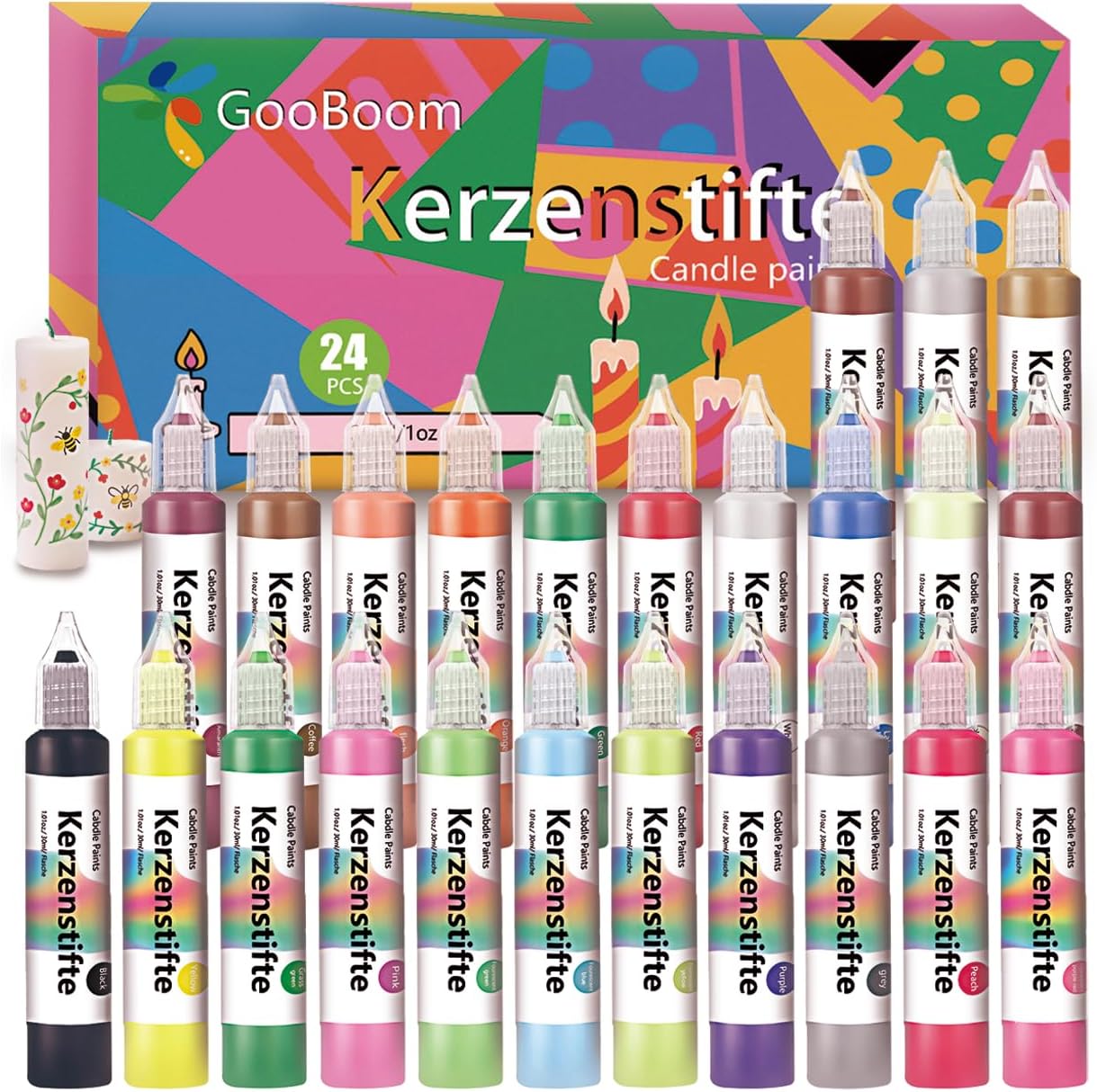 GooBoom Candle Wax Pen for Colorful DIY Candle Projects