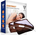 Electric Blanket Heated Throw 50ft x 60ft - Reversible Sherpa & Foot