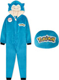 Pokemon One-Piece Pajamas for Boys and Teens - Cozy Fleece Jumpsuit