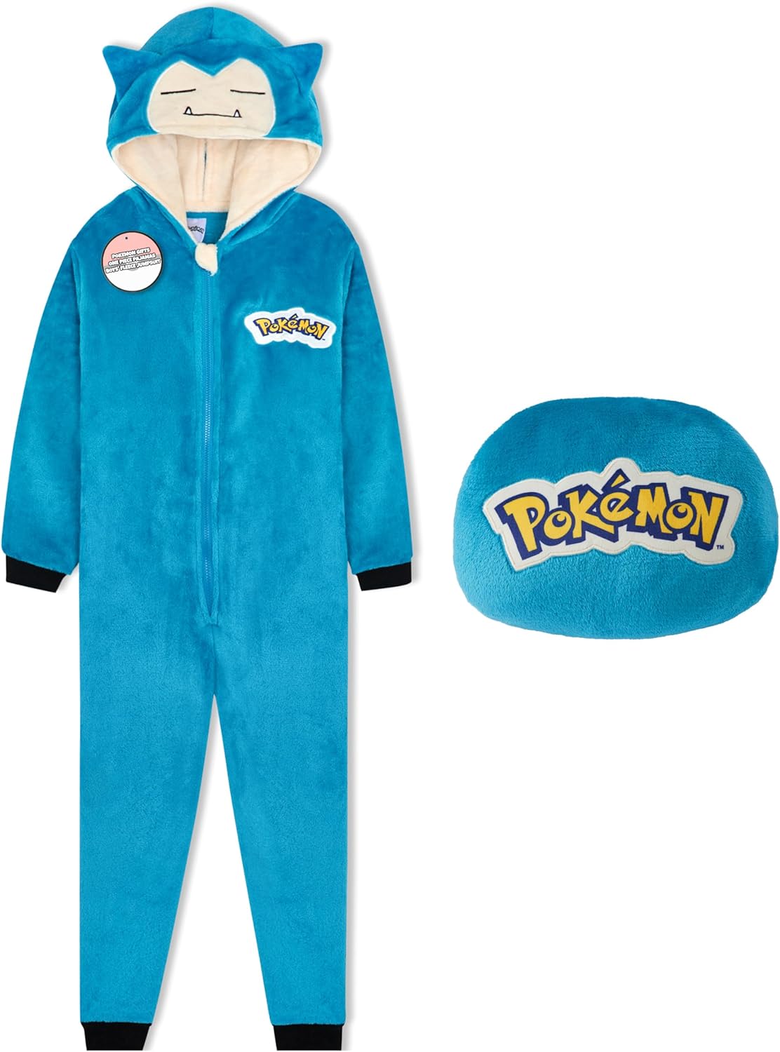 Pokemon One-Piece Pajamas for Boys, Cozy Fleece Jumpsuit