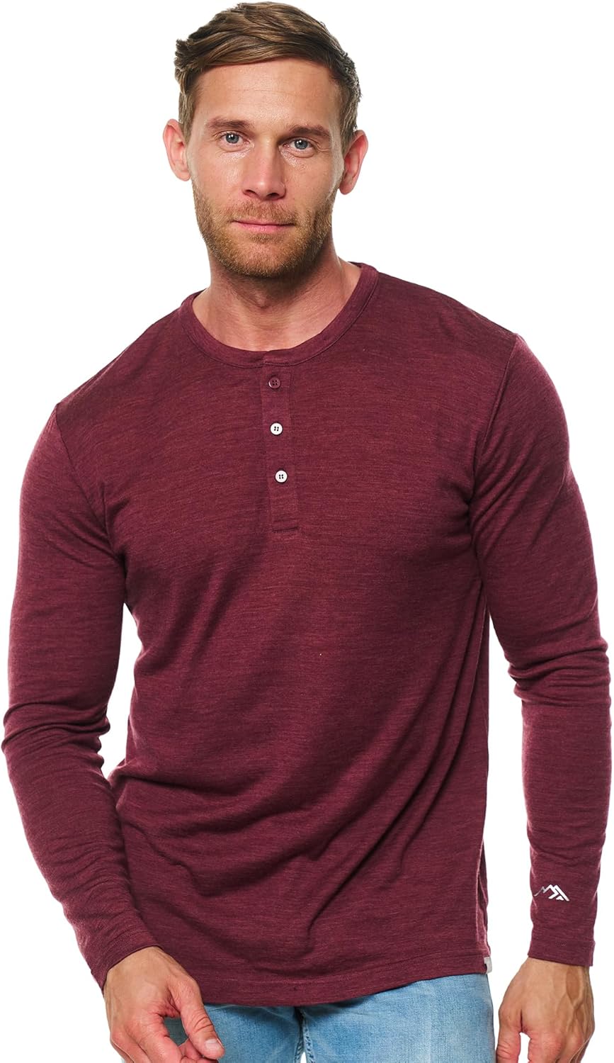 Merino Wool Base Layer Mens - Super Soft Thermal Underwear