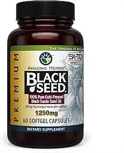 Premium Black Seed Oil Capsules for Digestive Health & Immunity