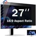 Magnetic Computer Privacy Screen Filter 27 in for Frameless Monitor
