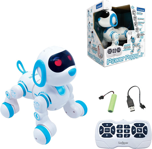 Interactive Robot Dog Toy - Sounds, Music, Lights - Realistic Barks & Walks - PUP01