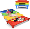Fireflowery Toddler Cots Pack of 4 - Stackable Daycare Sleep Cots