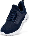 Wide-Width Men's Slip On Sneakers - Lightweight Breathable Fit