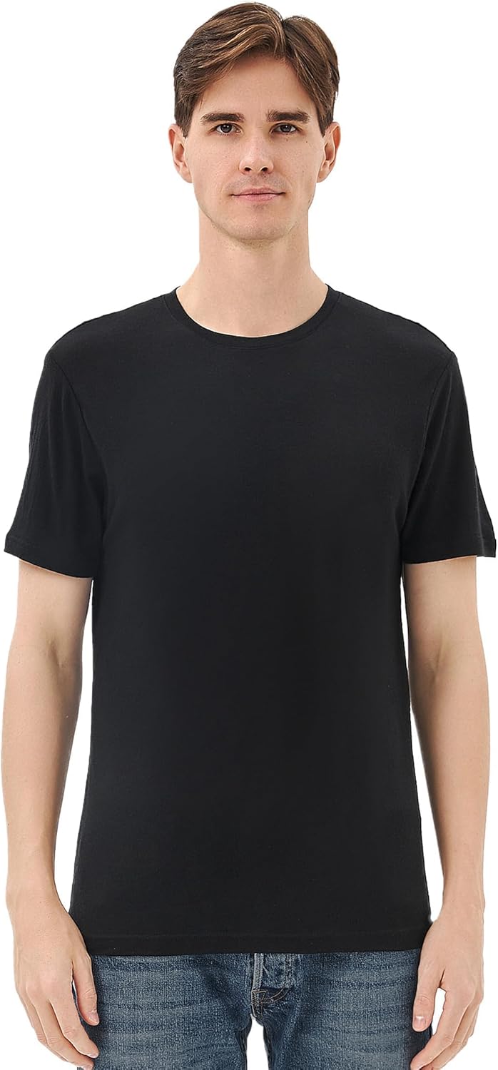 Merino Wool T Shirts for Men - Odor Resistant Base Layer