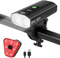 Super Bright Bike Lights Set for Night Riding with 2000 Lumens