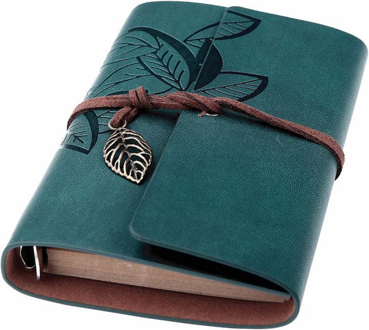Refillable Leather Journal, Versatile Travelers Notebook