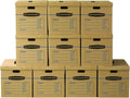 Bankers Box Large Classic Moving Box 10 Pack - Easy Tape-Free Moving