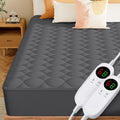 Heated Mattress Pad King Size with Dual Control - Fast, Deep Pocket