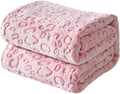 Flannel Fleece Leopard Print Throw Blanket King Size - Super Soft Cozy