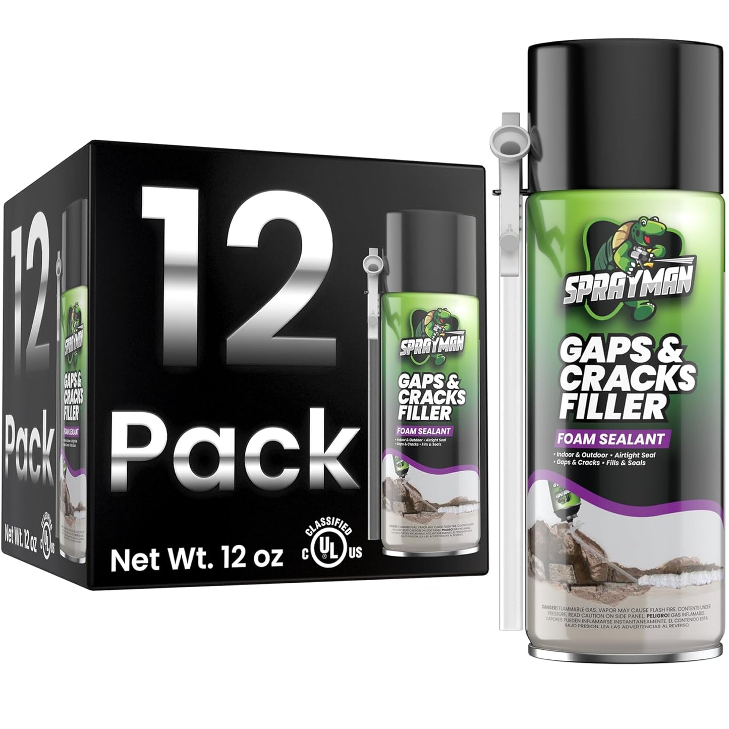 Gaps and Cracks Filler Foam - Polyurethane Expanding Foam Sealant