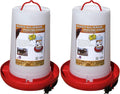 Heated Chicken Waterer 2 Pack 3 Gallon - Prevents Freezing